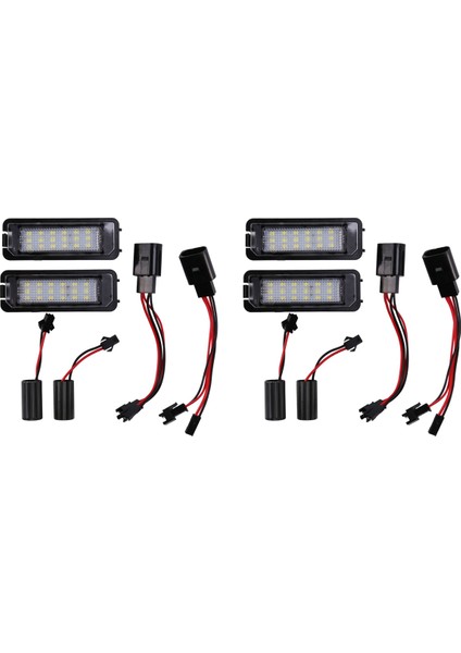 4 Adet 12 V LED Plaka Lambası Golf 4 5 6 7 Araba Plaka Işıkları Dış Aksesuarlar (Yurt Dışından)