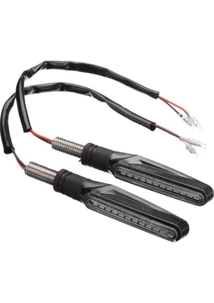 Motosiklet LED Dönüş Sinyali Işıkları Ninja 1000 250R 300 650 650R ZX7R (Yurt Dışından)