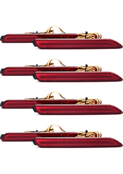 Sienna Wish Fortuner Için 8x LED Arka Tampon Sis Lambası Kuyruk Fren Stop Lambası (Yurt Dışından)