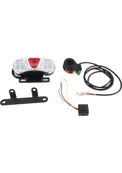 Elektrikli Araç Fren Lambası Dönüş Sinyali Arka Lambası Citycoco Için 60 V Değişim Uyarı Işığı (Yurt Dışından)