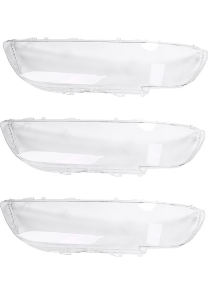 3 Adet Far Kapağı Cam Lens Otomobil Lens Kiti Sağ 63128375302 5 Serisi E39 518 520 1995-2003 (Yurt Dışından)