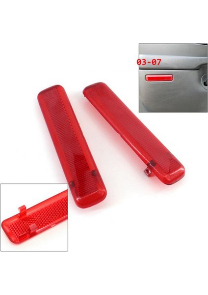 1 Çift Araba Lh + Rh Reflektör Kapılar Iç Paneller Için Reflektör Uyarı Işığı 15183155 15183156 (Yurt Dışından)