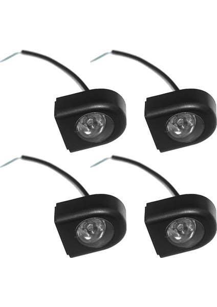 M365 Elektrikli Scooter Parçaları Için 4 Adet Far Lambası LED Işık Ön Lambanın Değiştirilmesi (Yurt Dışından)