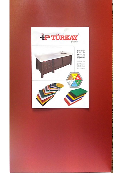 Polietilen Kesim Tahtası Et Sebze Meyve Kesme Levhası Karışık Renkli 40 x 30 x 4 cm fırsatları