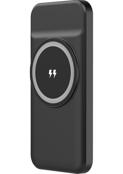 Mag 120B 10000MAH 15W Magsafe PD20W HSC22.5W Siyah Kablosuz Taşınabilir Şarj Cihazı Powerbank