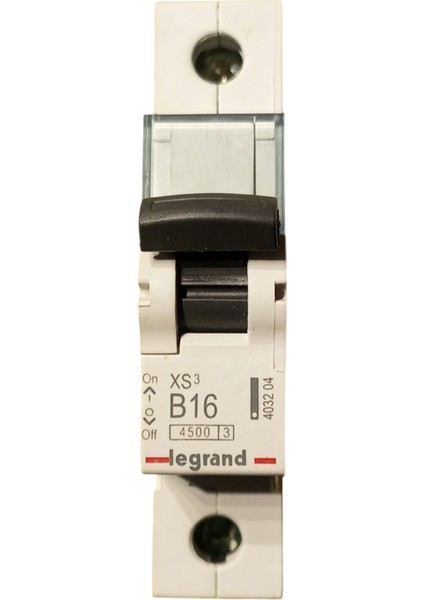 1X16A B Tipi Sigorta 4.5 Ma 403204