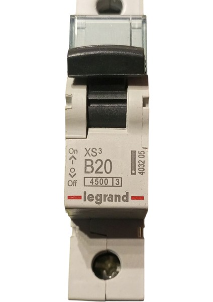 B Tipi 403205 Xs3 1x20a 4,5ka Otomatik Sigorta 403205