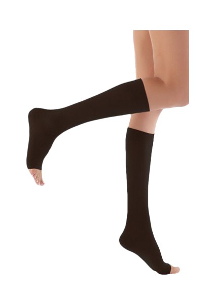 Orta Basınçlı (23 - 32 Mmhg) Diz Altı Varıs Çorabı (Burnu Kapalı) fiyatları