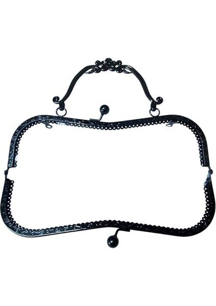 Çanta Klips Saplı Papatya 25 cm Siyah modelleri