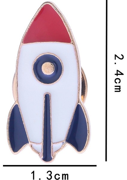 Kozmik Broş Erkek Pin Gezegen Biblo Aksesuarları Toka Pin Yaka Giyim Çanta Dekorasyon Metal Rozeti Öğrenci (Yurt Dışından)