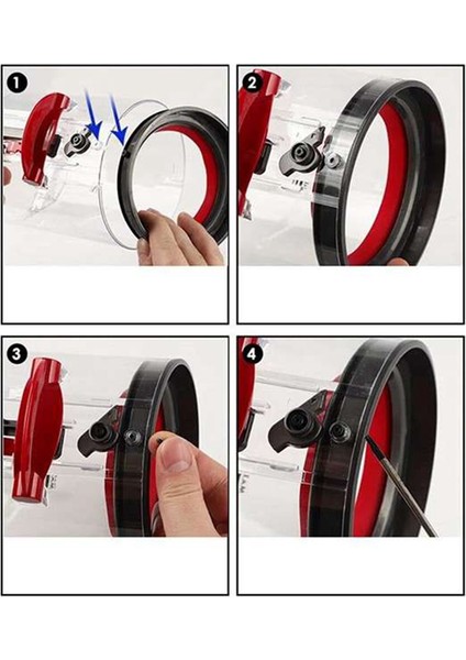 V12 V10SLIM SV18 Elektrikli Süpürge Toz Haznesi Üst Sabit Sızdırmazlık Halkası Yedek Parça Aksesuarları (Yurt Dışından) fırsatları