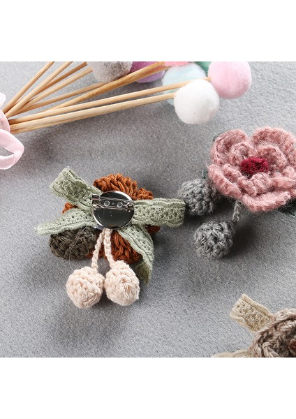 Küçük Taze ve Sevimli Pamuk ve Keten Bitki Çiçek Buketi Broş, Çok Yönlü Büstü Orman Kızı Broş (Yurt Dışından) fiyatları