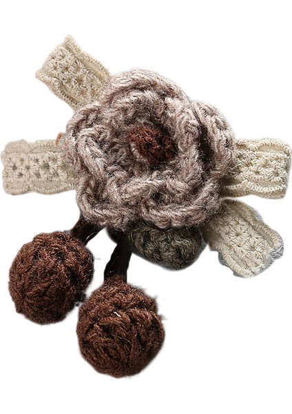 Küçük Taze ve Sevimli Pamuk ve Keten Bitki Çiçek Buketi Broş, Çok Yönlü Büstü Orman Kızı Broş (Yurt Dışından)