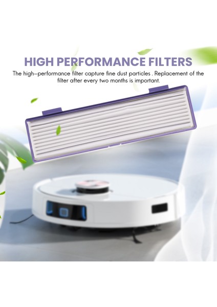 Connected D3 D4, Botvac D Serisi D75 D80 D85 ve 65 70E 75 80 85 Modelleri Için Yüksek Performanslı Filtre Yedekleri, 7'li Paket. (Yurt Dışından)