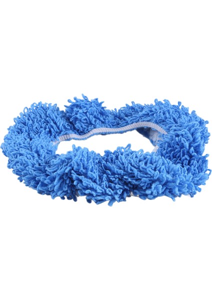 Tek Kullanımlık Paspas, Yıkanabilir Yedek Mikrofiber Pedler Toz Itmeli Paspas Bezi Kuru ve Islak Elektrikli Süpürge Için, Mavi (Yurt Dışından)