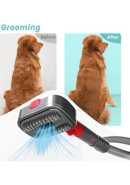 Evcil Köpek Bakım Seti Vakum V7 V8 V10 V11 V12 V15,KÖPEK Fırçası Aparatı,köpek Tüy Bakım Aletleri (Yurt Dışından)