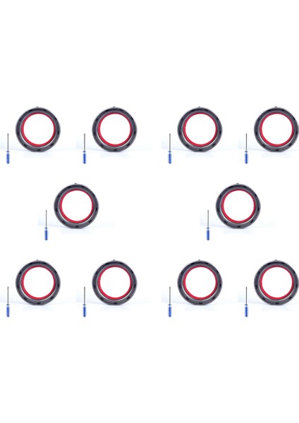 V11 SV14 SV15 Elektrikli Süpürge Için 10X-TOZ Haznesi Üst Sabit Sızdırmazlık Halkası Yedek Parçası (Yurt Dışından)