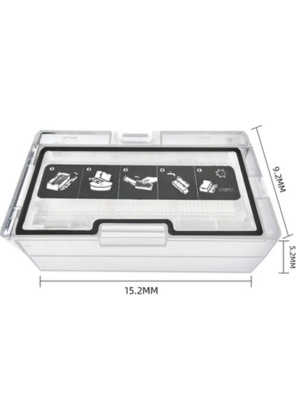 S8 Pro Ultra /S8/S8+T7S/G10S Robot Süpürge Çöp Kutusu Filtreli 2x Toz Kutusu (Yurt Dışından)
