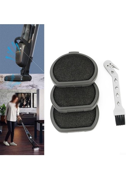 Fx9 Qx9 Kablosuz Elektrikli Süpürge Aksesuarları Için Motor Öncesi Filtre Temizleme Fırçası Seti Yedek Parçası (Yurt Dışından)