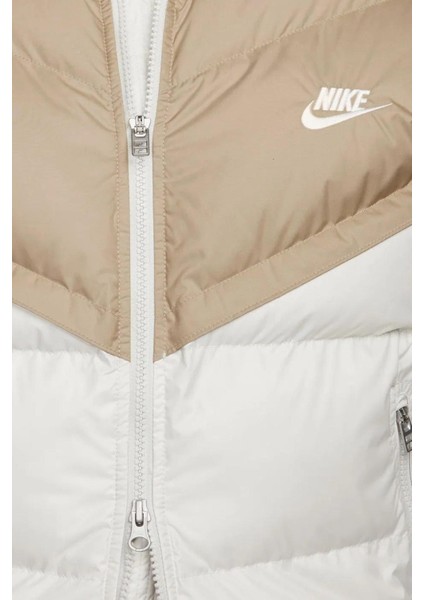 Storm Fit Windrunner Primaloft Filled Full Zip Hoodie Kısa Erkek Mont Kahverengi Beyaz fırsatları