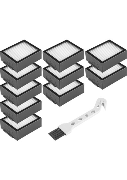 Süpürge Aksesuarları, I&e Serisi E5 E6 E7 I3 I3+ I4 I6 I6+ I7 I7+ I8 I8+/plus Robot Süpürgeler Için 10 Paket Hepa Filtre Yedeği, Siyah ve Beyaz (Yurt Dışından)