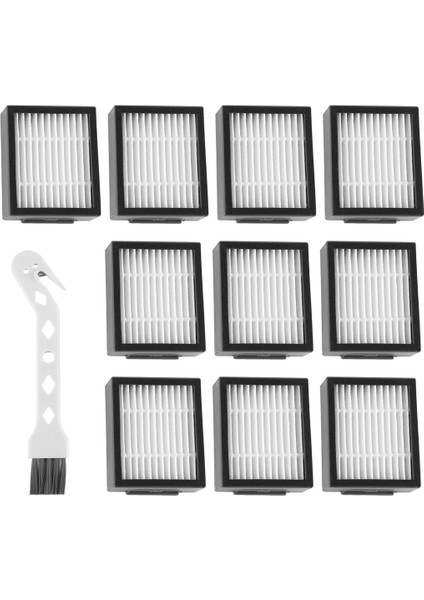 Süpürge Aksesuarları, I&e Serisi E5 E6 E7 I3 I3+ I4 I6 I6+ I7 I7+ I8 I8+/plus Robot Süpürgeler Için 10 Paket Hepa Filtre Yedeği, Siyah ve Beyaz (Yurt Dışından)