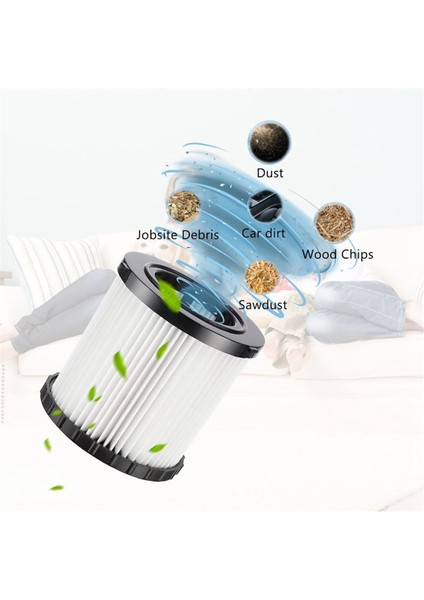 Vakum Temizleme Aletleri, DCV580 DCV581H DCV5801H Islak/kuru Vakum Için 4 Adet Vakum Hepa Yedek Filtre, Yıkanabilir ve Tekrar Kullanılabilir, Siyah (Yurt Dışından) indirimleri