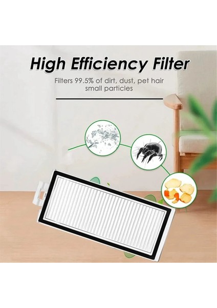 Vakum Temizleyici Parçaları, Q8 Max, Max+, Q5 Pro, Pro+ Robot Vakum Temizleyici Ana Yan Fırça Hepa Filtre Paspas Pedi Yedek Parçaları, Gösterildiği Gibi (Yurt Dışından) fiyatları