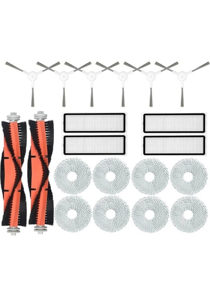 Elektrikli Süpürge Parçaları, Robot Süpürge S10+ / S10 Plus Aksesuarları Ana Yan Fırça Hepa Filtre Paspas Bezi Bez Yedek Parçaları, Gösterildiği Gibi (Yurt Dışından)