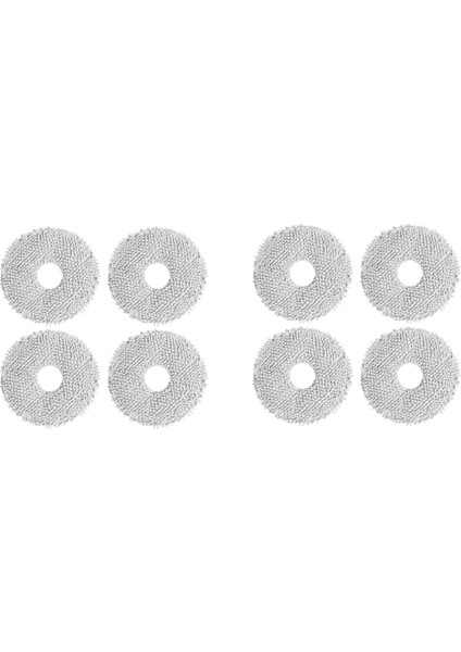 8x Yedek Parçalar Mop Pedi Bot L10S Ultra Elektrikli Süpürge Aksesuarları Bez Pedler ile Uyumlu (Yurt Dışından)