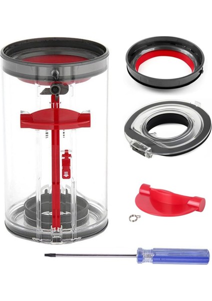 Elektrikli Süpürge Parçaları, V11 V15 SV14 SV15 SV22 Hazne Kova Kutusu 970050-01 Yedek Parça 965443-01 969509-01 Için Toz Haznesi Kabı, Gösterildiği Gibi (Yurt Dışından)