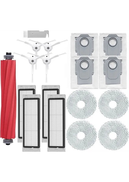 Vakumlu Temizleyici Parçaları, Q / P10 A7400RR Yedek Yedek Parça Aksesuarları Ana Yan Fırça Hepa Filtre Paspas Bezi Toz Torbası, Gösterildiği Gibi (Yurt Dışından)