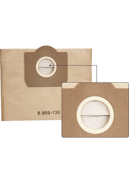 Toz Torbası, Yedek Parça Toz Torbası A 2201 Wd3 6.959-130.0 Elektrikli Süpürge Aksesuarları Için Uyumlu, Gösterildiği Gibi (Yurt Dışından) fırsatları