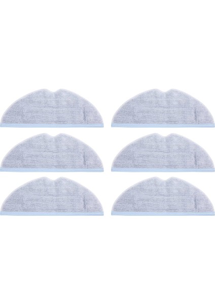 Paspas Temizleme Pedi, Yedek Mikrofiber Paspas Giysi Temizleme Pedleri T7S Plus S7 Elektrikli Süpürge Aksesuarları 6 Adet, Mavi (Yurt Dışından) fiyatları