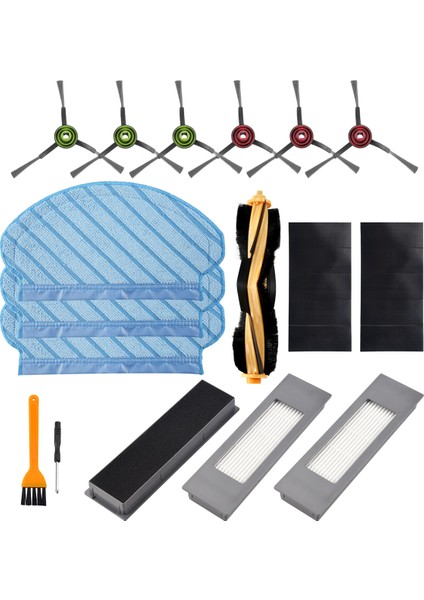 Temizlik Parçaları, Ozmo 950 920 Süpürme Robotu Aksesuarları, Ana Fırça Yan Fırça, Hepa Filtre, Paçavra Paspas, Sarı ve Mavi Için Uygun (Yurt Dışından) modelleri