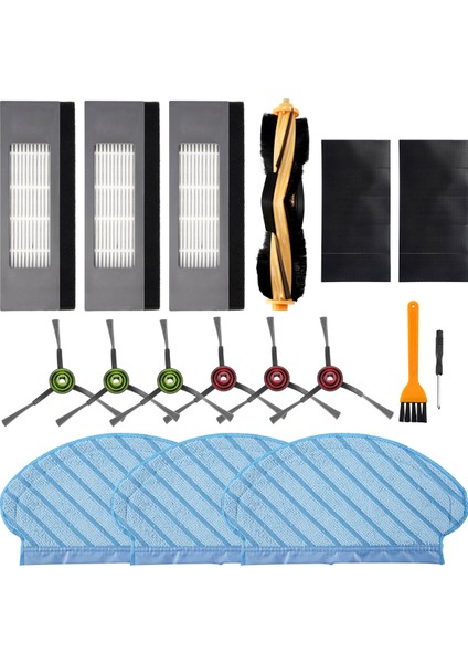 Temizlik Parçaları, Ozmo 950 920 Süpürme Robotu Aksesuarları, Ana Fırça Yan Fırça, Hepa Filtre, Paçavra Paspas, Sarı ve Mavi Için Uygun (Yurt Dışından) fırsatları