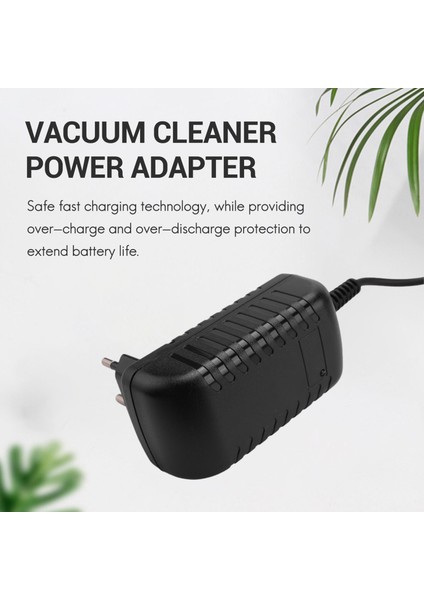 Şarj Adaptörü, V6 V8 Kablosuz El Tipi Vakum Güç Kaynağı Şarj Cihazı Ab Fişi Için Şarj Adaptörü, Siyah (Yurt Dışından)