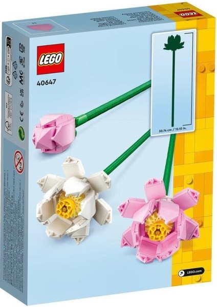 Nessiworld 40647 Lego® Iconic Botanical Collection Lotus Çiçekleri 220 Parça +8 Yaş
