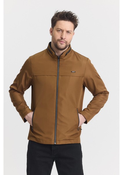 Kahverengi Erkek Pamuk Polyester Karışımlı Su ve Rüzgar Geçirmez Mevsimlik&yazlık Mont fiyatları