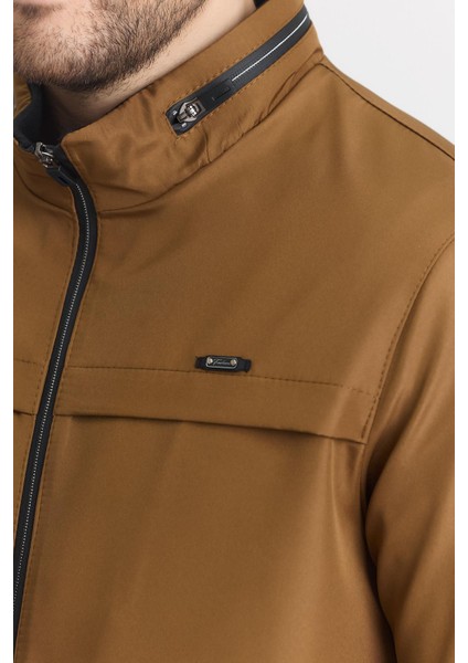 Kahverengi Erkek Pamuk Polyester Karışımlı Su ve Rüzgar Geçirmez Mevsimlik&yazlık Mont indirimleri