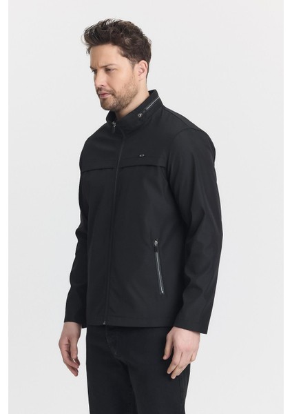 Siyah Erkek Pamuk Polyester Karışımlı Su ve Rüzgar Geçirmez Mevsimlik&yazlık Mont fiyatları