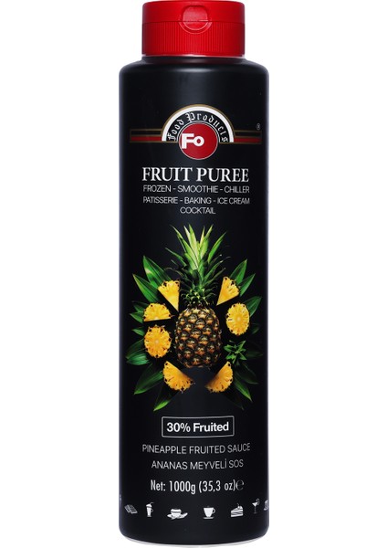 Ananas Meyve Püresi Frozen 1 Kg