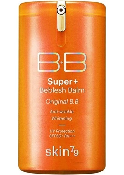 Super Plus Beblesh Balm SPF30++ Orange -Nemlendirici ve Besleyici Cilt Tonunu Eşitleyen Bb Krem Orange-40ml