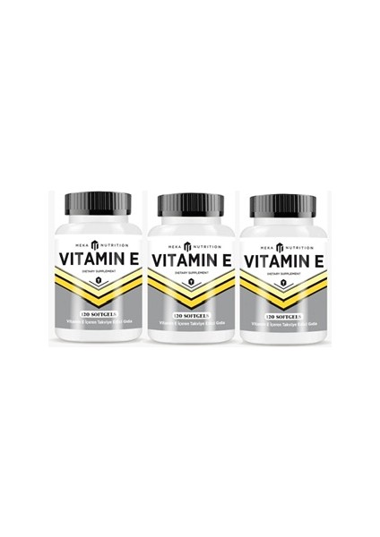 Vitamin E 120 Softgel 3 Kutu fiyatları