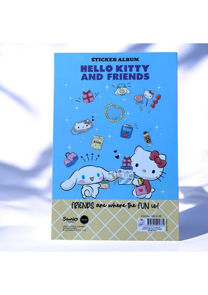 Hello Kitty ve Arkadaşları - Sevimli Sticker Albümü → Hello Kitty Melody ve Kuromi Sticker Defteri Koleksiyonu modelleri
