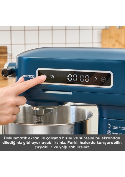 Pro Artisan Zaman Ayarlı Tartılı Mutfak Şefi Quetzal Green 1600W 5 Litre