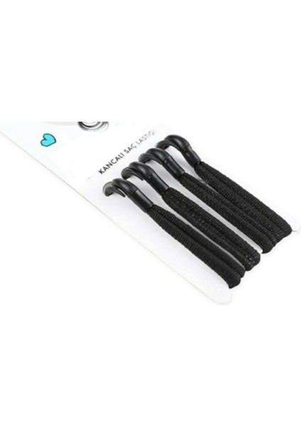 Çengelli Saç Tokası Siyah 4lü Paket