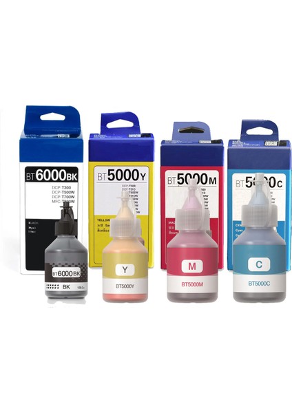 Brother MFC-T920DW -MFC-T925DW Muadil Mürekkep Seti 4 Renk