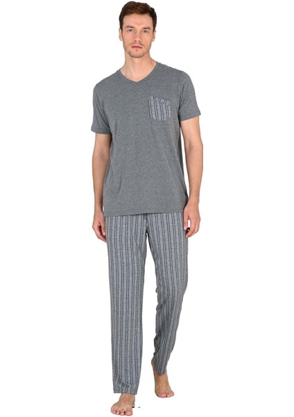 Kısa Kol Erkek Pijama Takım 15221