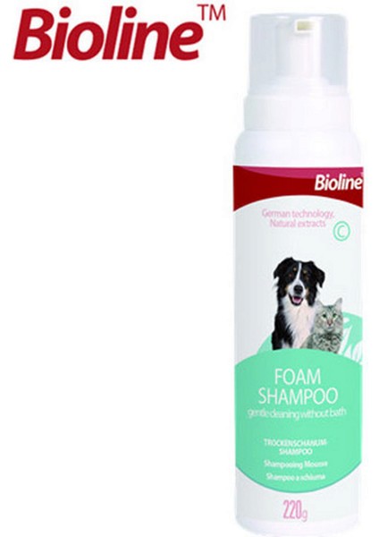 Kedi ve Köpek Köpük Şampuan 220 gr